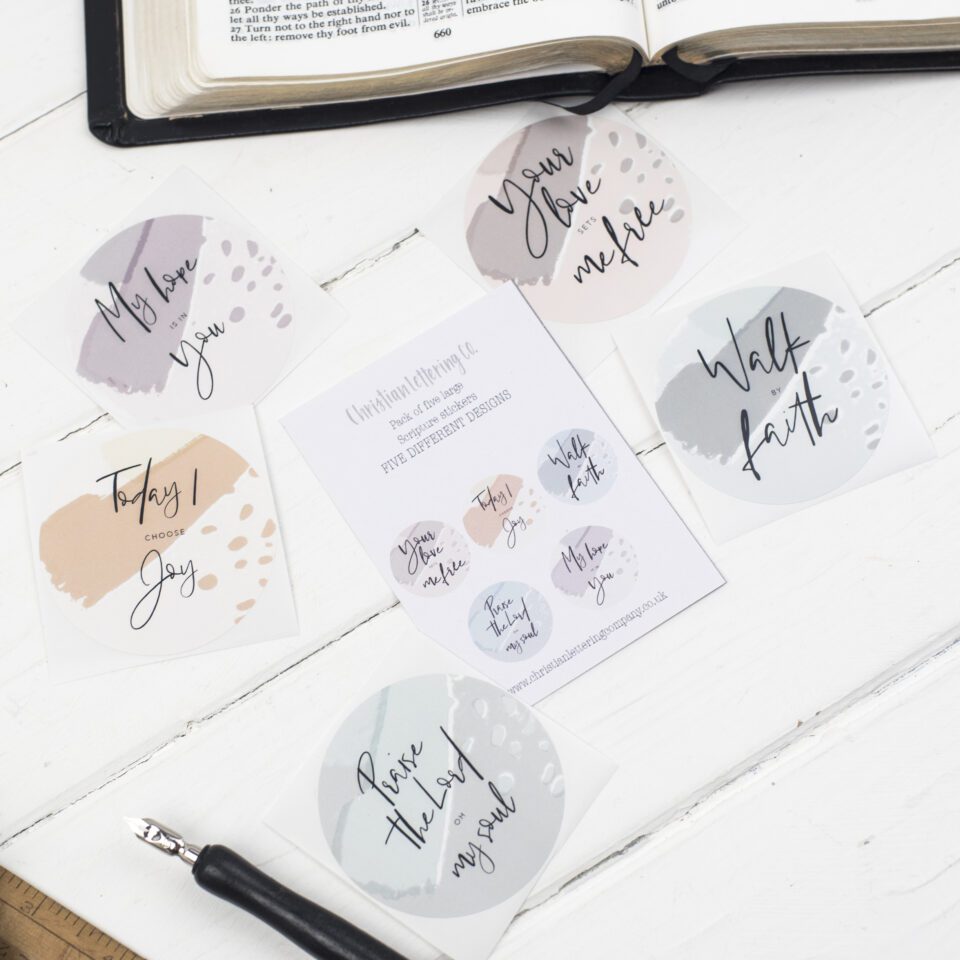 Bible Prayer Journaling Sticker Set - Set Of Five - Image 2