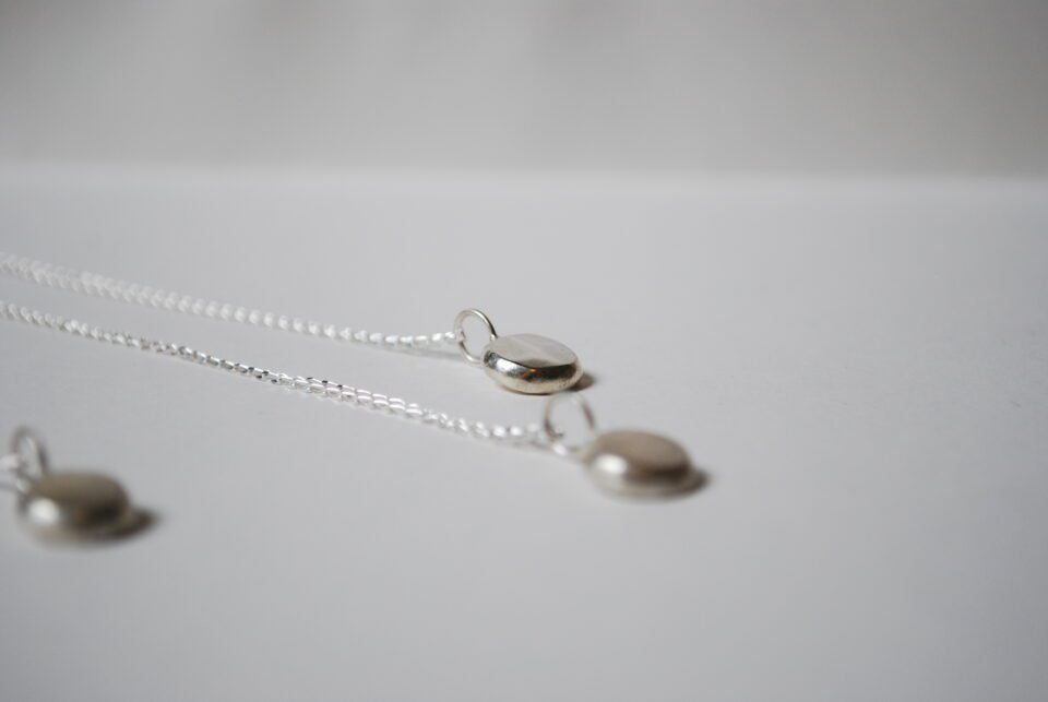 Personalised Silver Pebble Necklace - Image 7