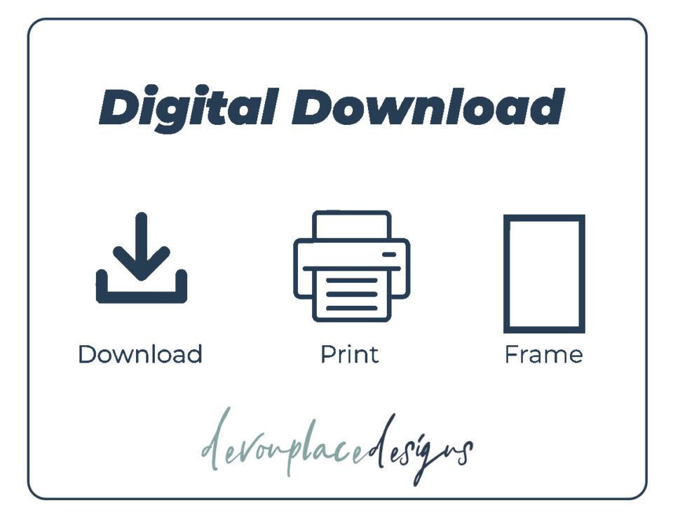 Joy Minimalist Faith Digital Art Print - 1 Peter 1:8-9 - Image 6