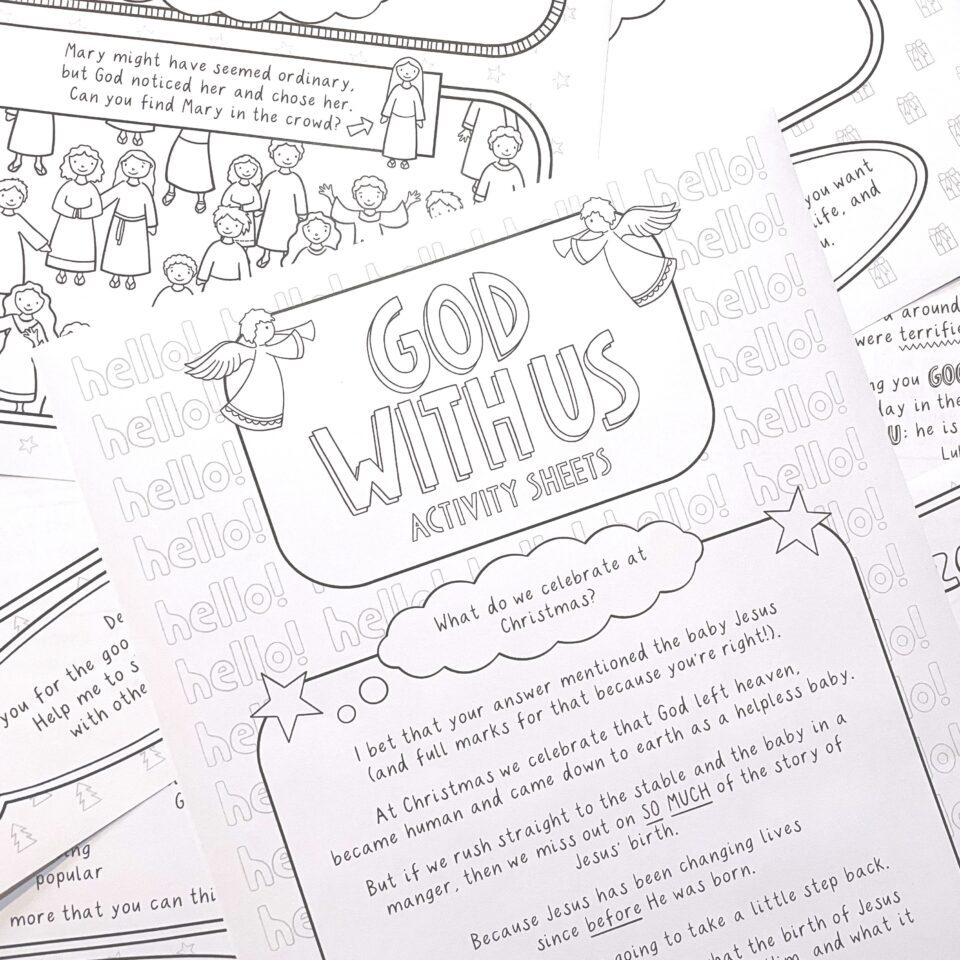 “God With Us” Advent Bible Activity Pack - Digital Download - Image 2